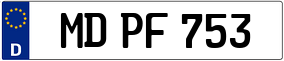 Truck License Plate